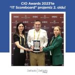 CIO Award 2023'te "IT Scoreboard" projemiz 2. oldu.